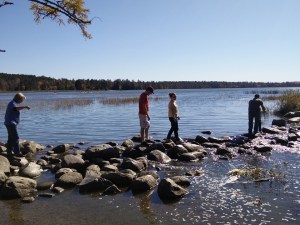 My brother and me crossing the Mississippi